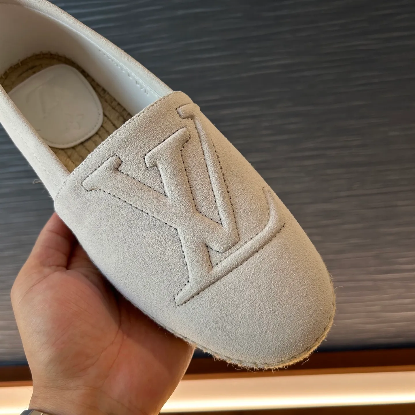 [L Family] Top P: 720💰-Size: 39-44 (customized at 38.45.46) L Family Freesstyle Men's Fisherman Shoes. 2026 Overseas🎆🎆[Spring and Summer New Style: Lv Fisherman Shoes] Material: calf suede, cowhide𥚃, rubber injection process, hemp rope with rubber outsole.